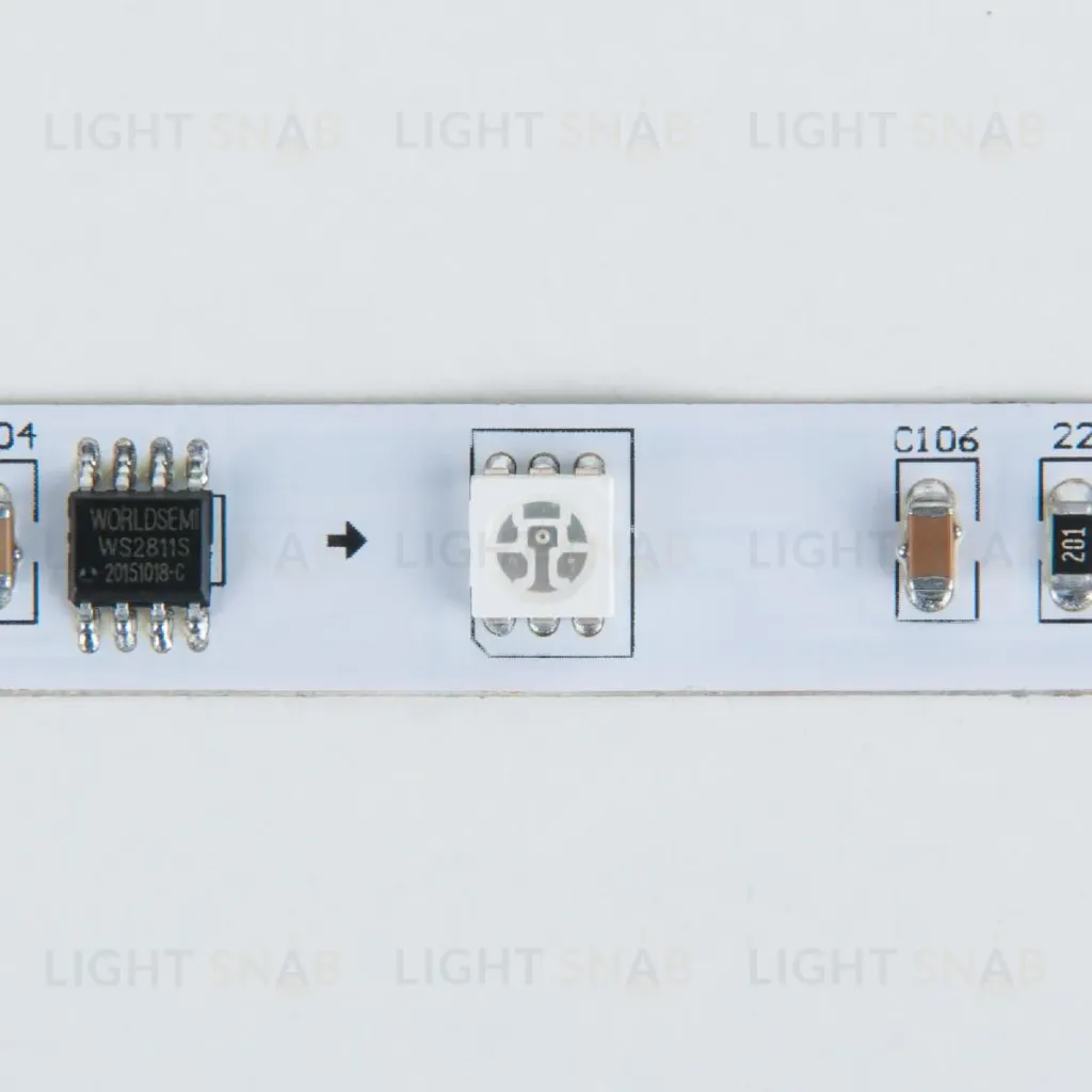 Светодиодная лента Elektrostandard 12V 7,2W 30Led 5050 IP20 RGB, 5м 4690389040160 4690389040160
