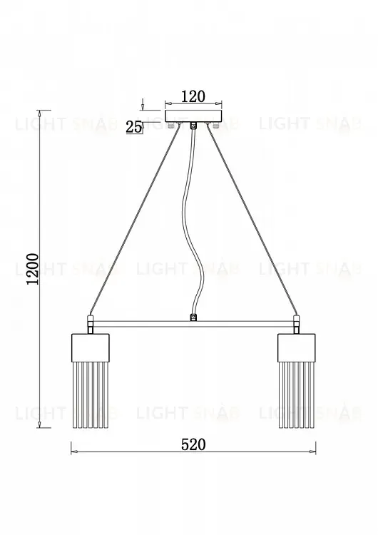 Подвесная люстра Freya Esala FR5050PL-05N FR5050PL-05N