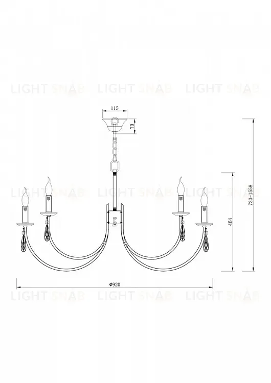 Подвесная люстра Freya Forte FR1006PL-12N FR1006PL-12N