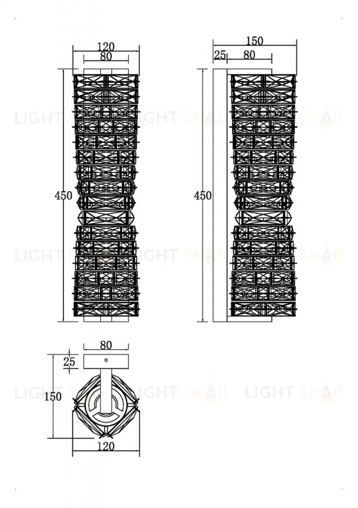 Настенный светильник Maytoni Coil MOD125WL-L6CH3K MOD125WL-L6CH3K