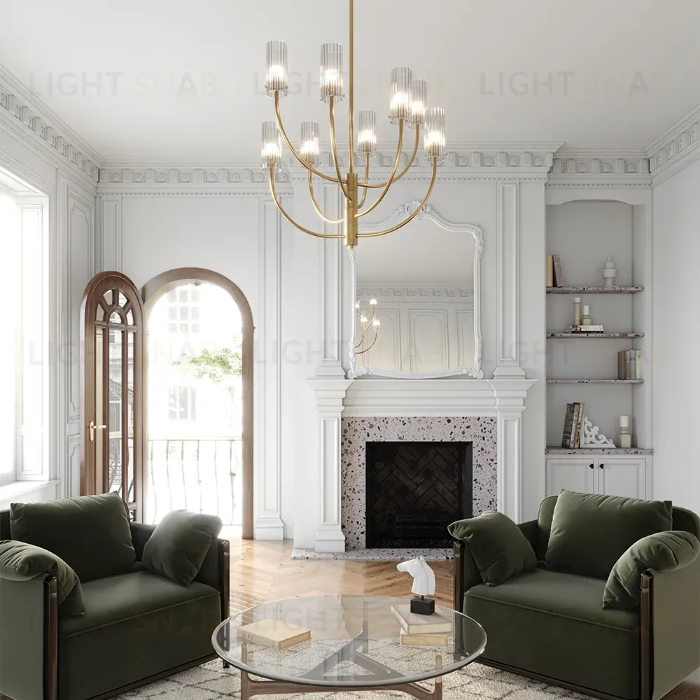 Люстра на штанге Maytoni Arco MOD223PL-08BS MOD223PL-08BS