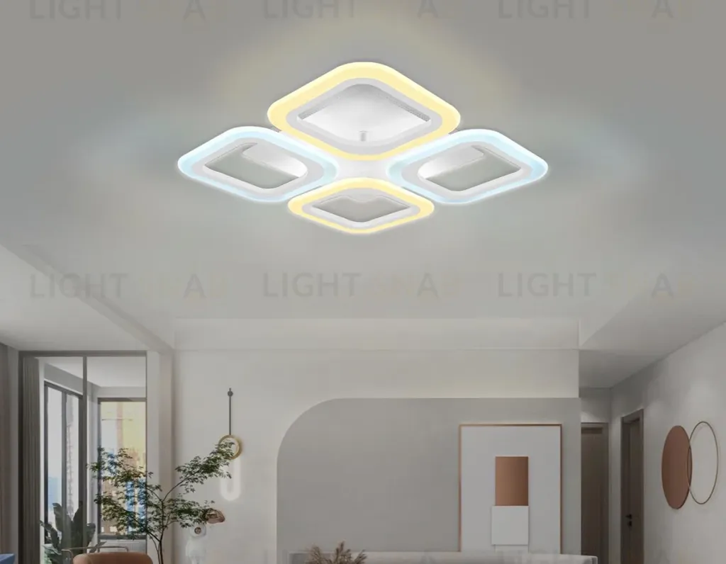Потолочная светодиодная люстра Ambrella Light Acrylica Original FA4371 FA4371