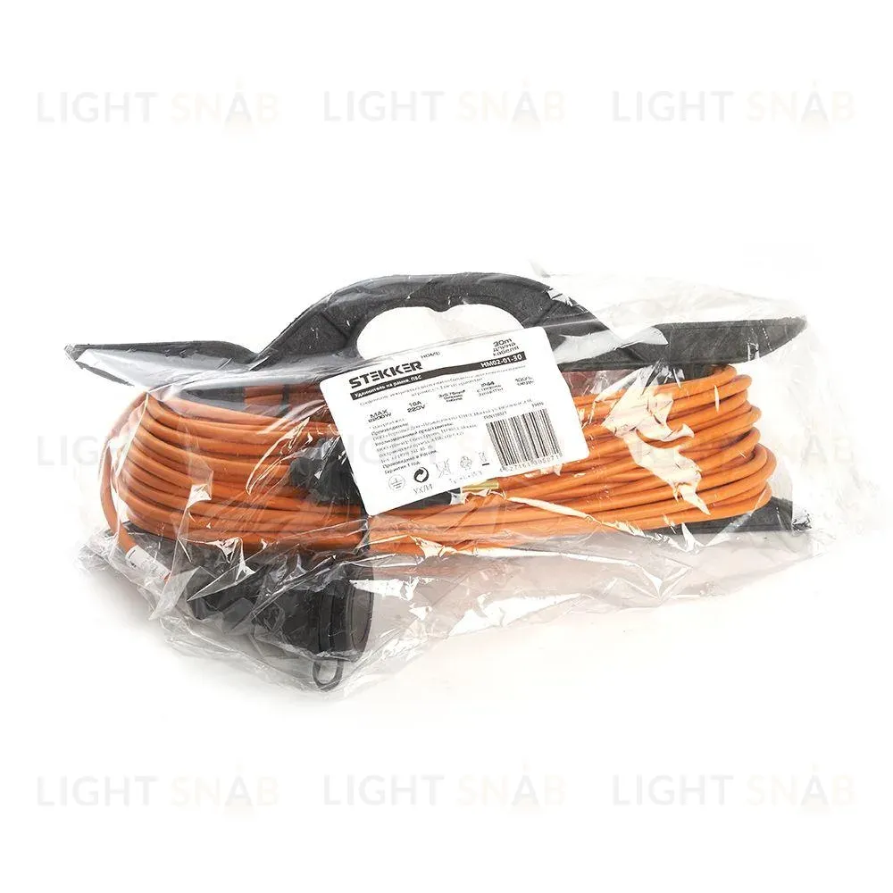Удлинитель Stekker Home 1гн х 30м c/з HM02-01-30 39496 39496