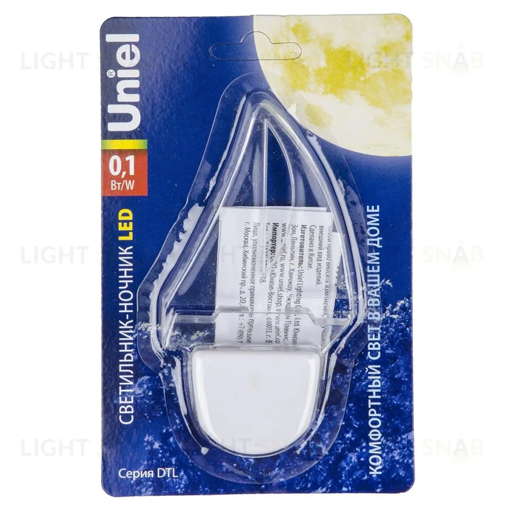 Светильник-ночник Uniel DTL-315 Кораблик/White UL-00007051 DTL-315 Кораблик/White