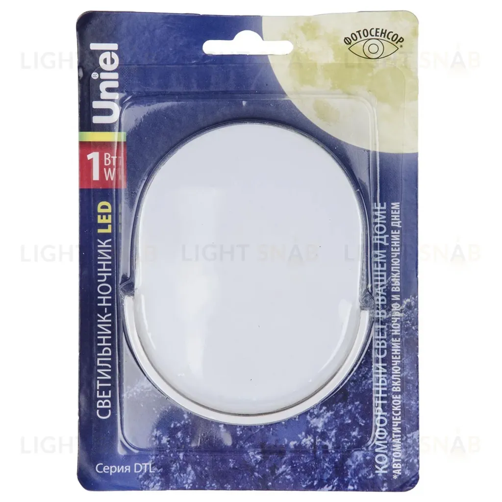 Светильник-ночник Uniel DTL-316 Овал/White/Sensor UL-00007054 DTL-316 Овал/White/Sensor