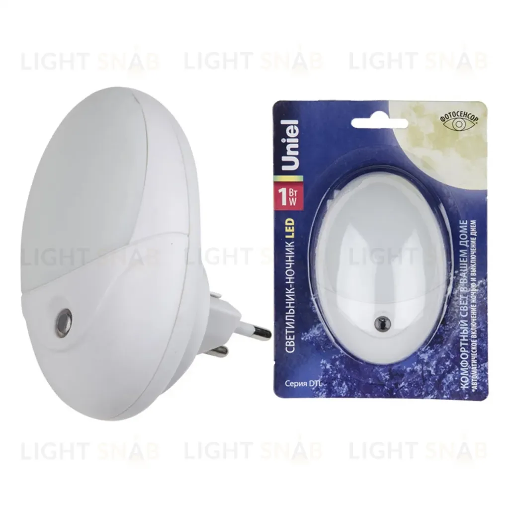 Светильник-ночник Uniel DTL-317 Овал/White/Sensor UL-00007055 DTL-317 Овал/White/Sensor