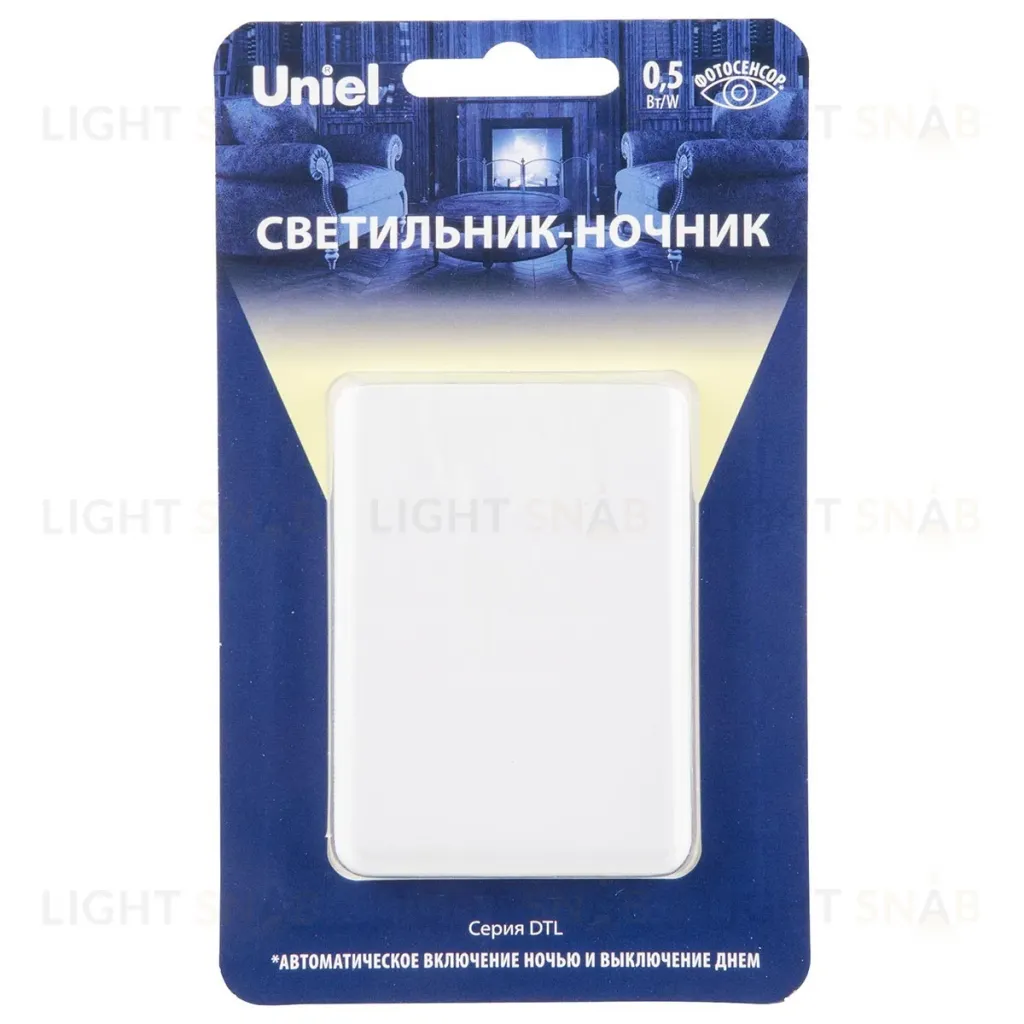 Светильник-ночник Uniel DTL-320 Прямоугольник/White/Sensor UL-00007221 DTL-320 Прямоугольник/White/Sensor