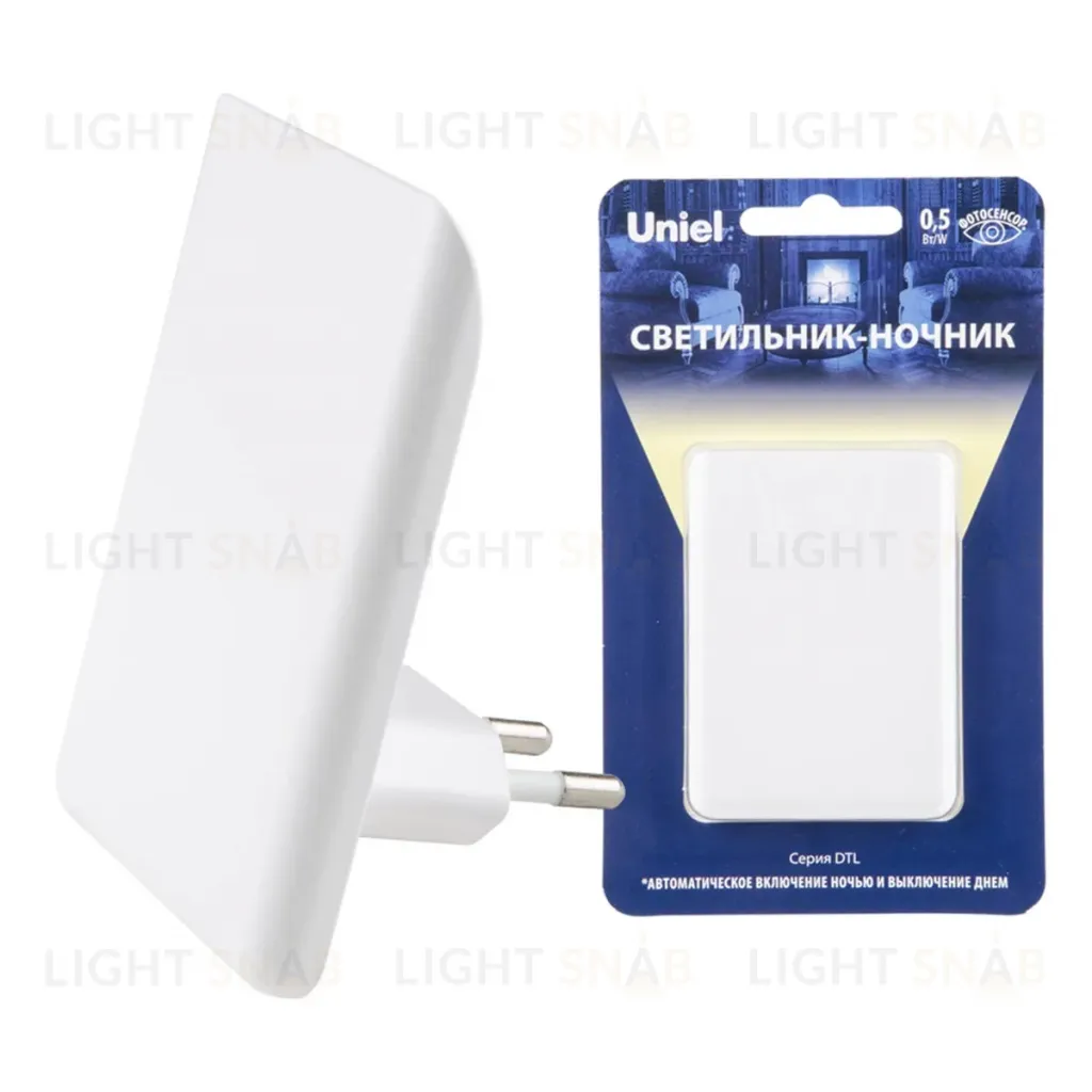 Светильник-ночник Uniel DTL-320 Прямоугольник/White/Sensor UL-00007221 DTL-320 Прямоугольник/White/Sensor