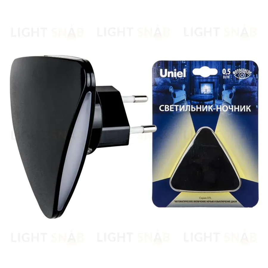 Светильник-ночник Uniel DTL-320 Треугольник/Black/Sensor UL-00007224 DTL-320 Треугольник/Black/Sensor