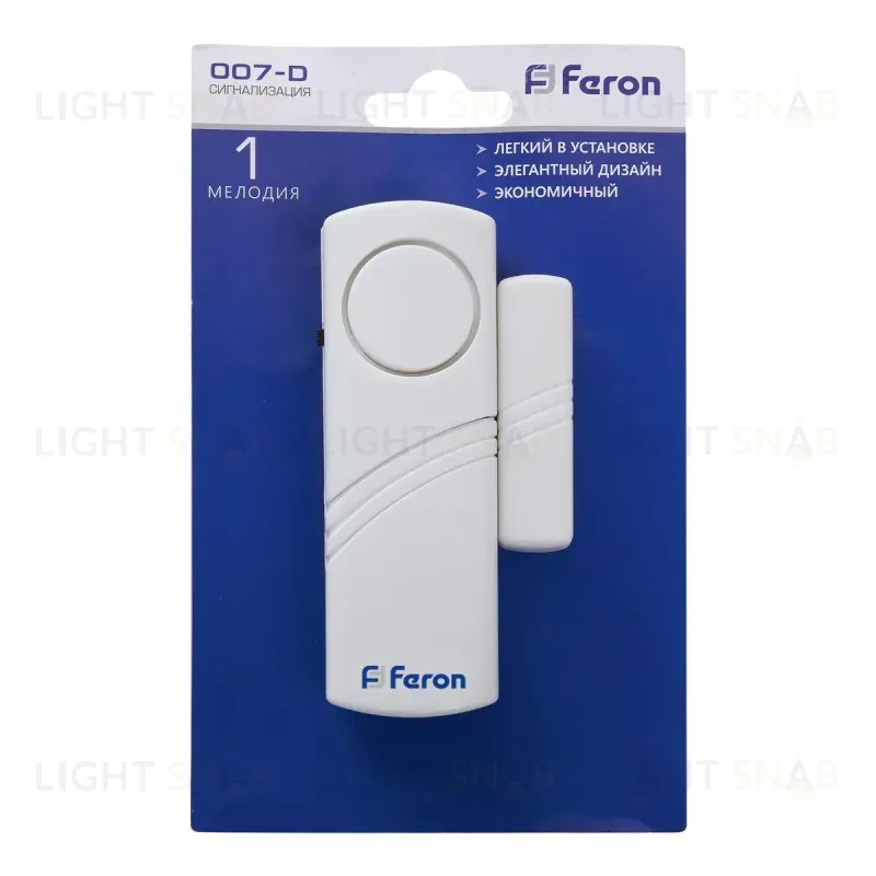 Звонок-сигнализация дверной беспроводной Feron 23602 23602