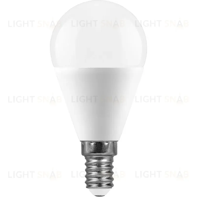 Лампа светодиодная Feron LB-950 шар E14 13W 4000K 38102 38102
