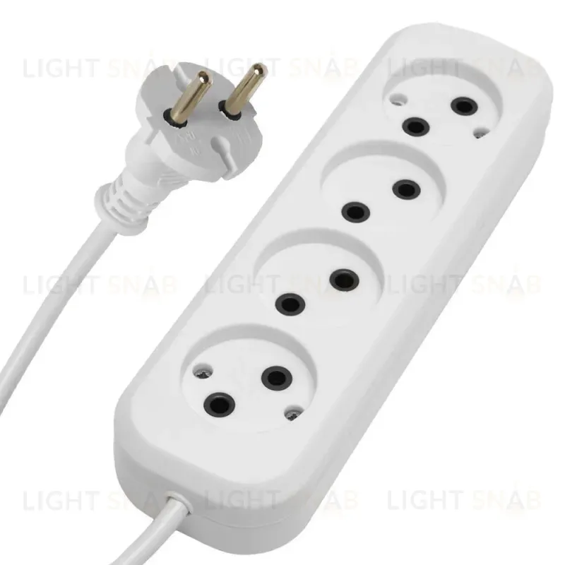 Удлинитель 4-местный Stekker HM01-40-05 5м 2x075 39218 39218