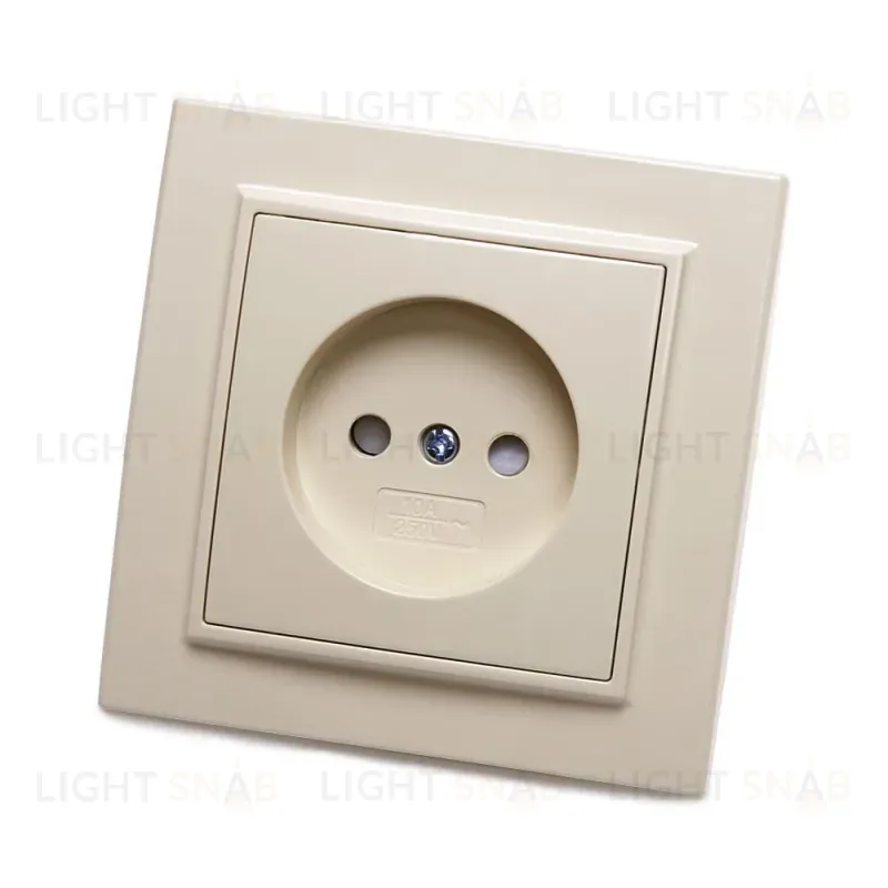 Розетка 1-местная Stekker PST10-9009-02 с защитной шторкой 39235 39235
