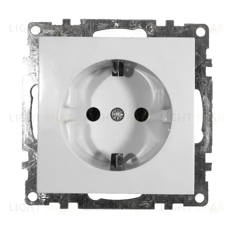 Розетка 1-местная Stekker GLS16-7110-01 250В 16А с защитной шторкой 39304 39304
