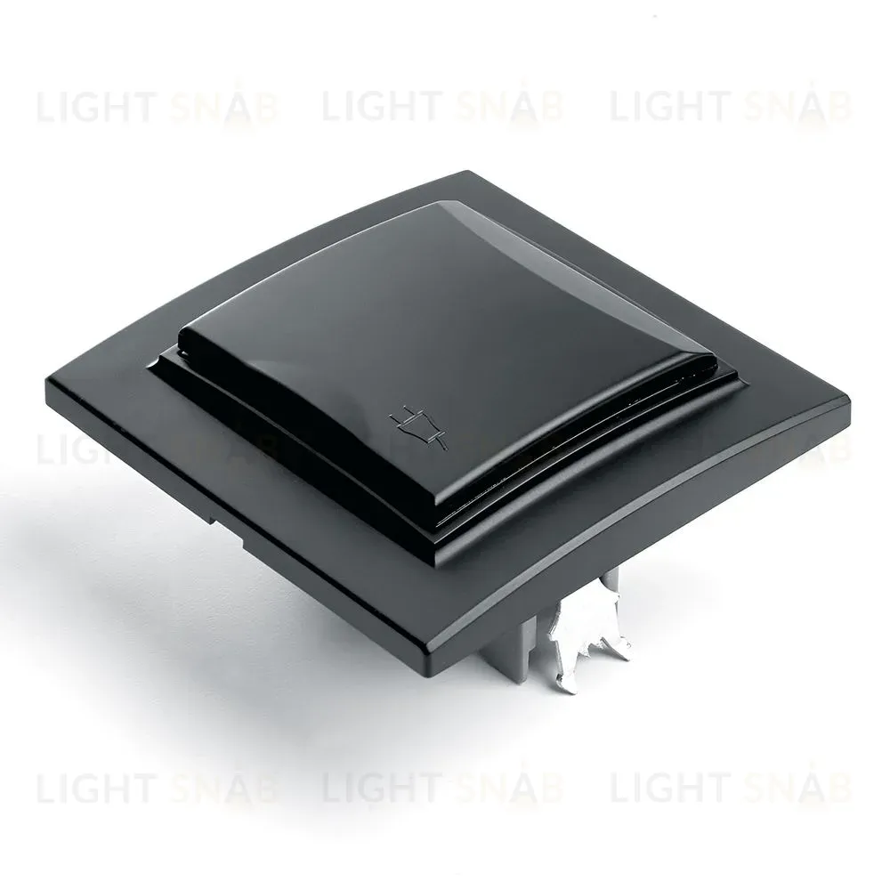 Розетка 1-местная с крышкой Stekker PST16-9012-03 с защитной шторкой 39481 39481