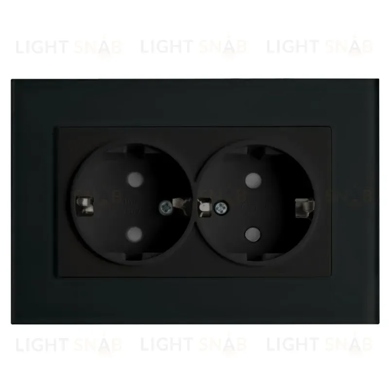 Розетка 2-местная Stekker PST16-9011-03 с защитной шторкой 39482 39482