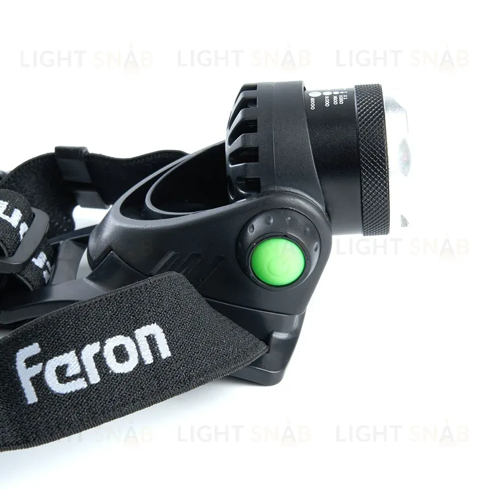 Фонарь налобный Feron TH2305 ZOOM c аккумулятором 41709 41709
