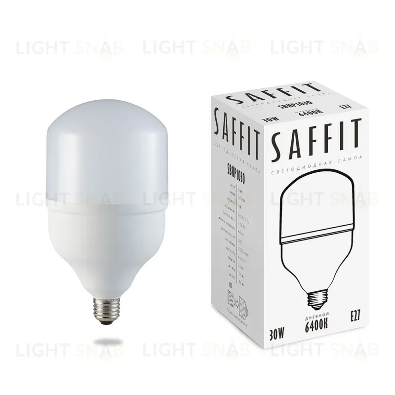 Лампа светодиодная Saffit SBHP1030 E27 30W 6400K 55091 55091