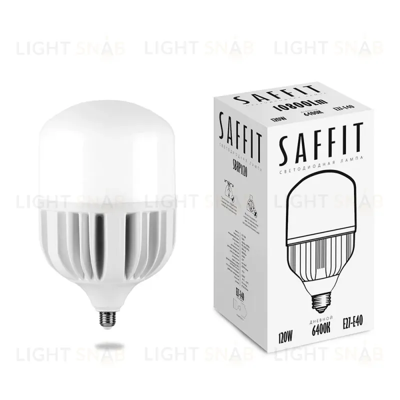 Лампа светодиодная Saffit SBHP1120 E27-E40 120W 6400K 55143 55143