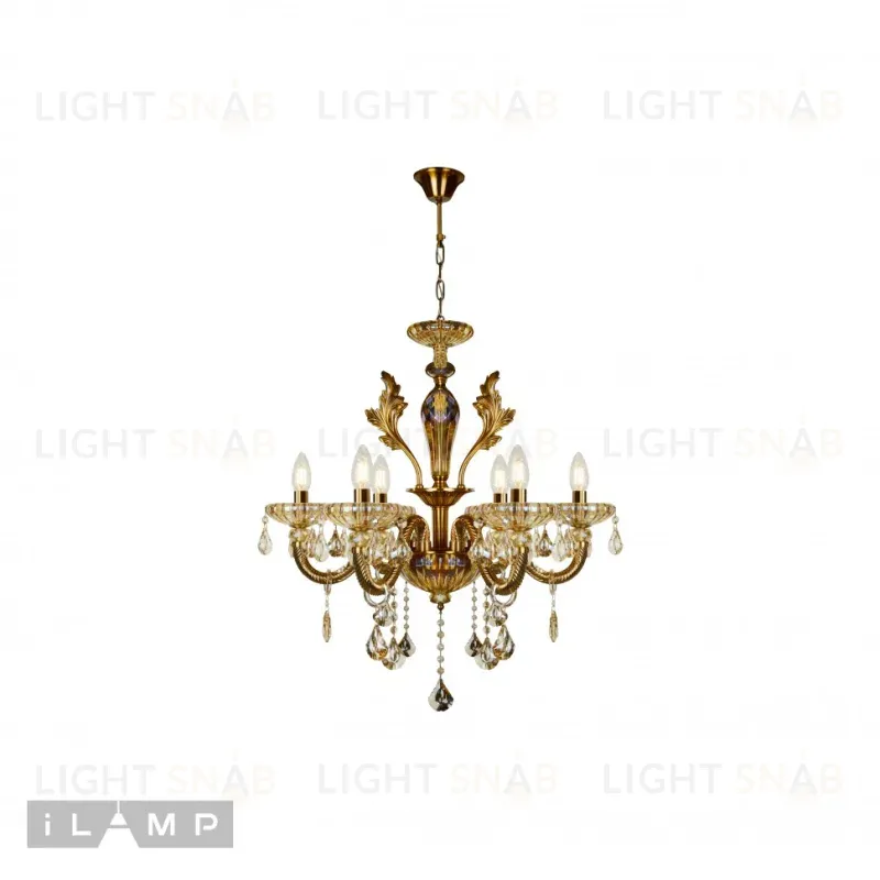 Подвесная люстра iLamp Asia 81069-6 BR 81069-6 BR