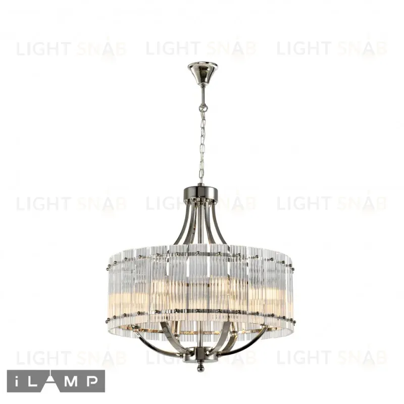 Подвесная люстра iLamp Silverstone P9504-6 Nickel P9504-6 NIC