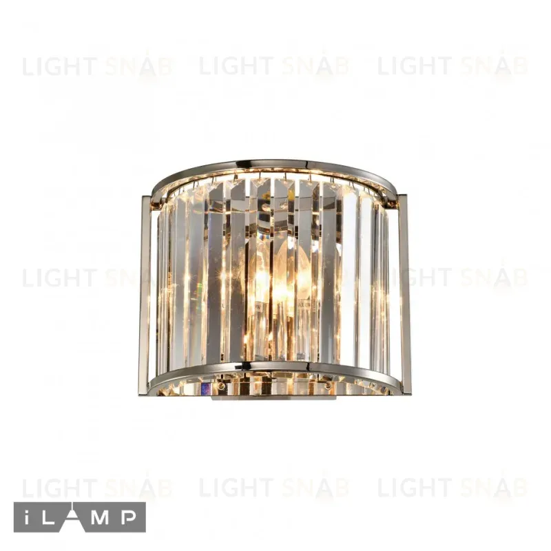 Настенный светильник iLamp Qeens W2553-2 Nickel W2553-2 NIC