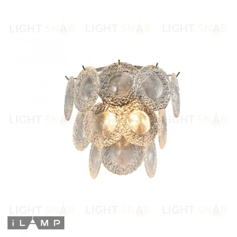 Настенный светильник iLamp Rockfeller W2549-2 Nickel W2549-2 NIC