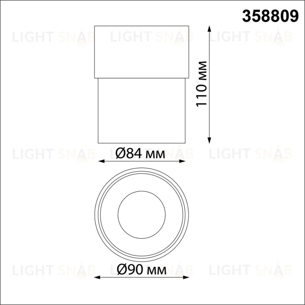 Спот Novotech Gesso 358809 358809