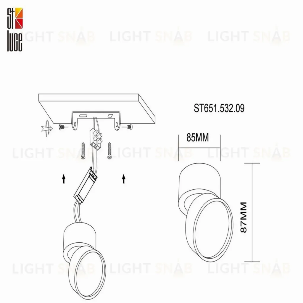 Накладной светильник ST Luce ST651 ST651.532.09 ST651.532.09