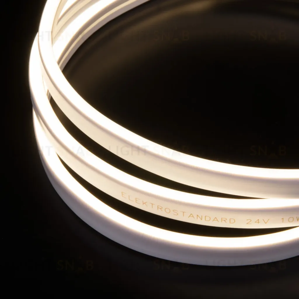 Гибкий неон Elektrostandard 24V 10W 120Led 2835 IP65 дневной белый 5м 4690389176104 4690389176104