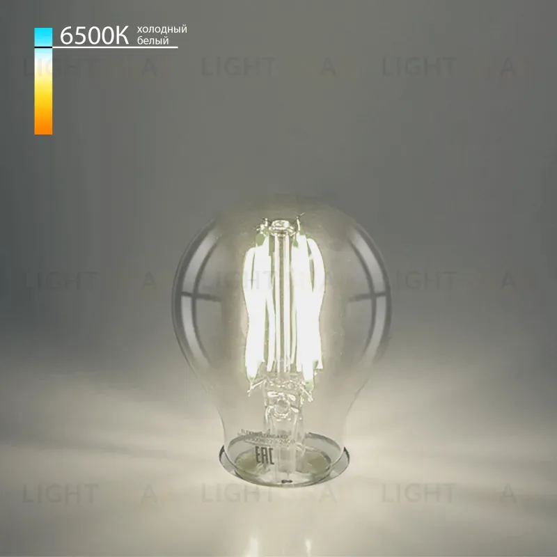 Филаментная светодиодная лампа Elektrostandard груша прозрачная E27 12W 6500K 4690389175336 4690389175336