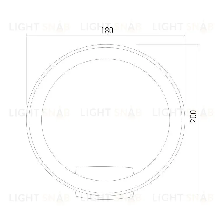 Уличный настенный светильник Elektrostandard Ring 4690389175961 4690389175961