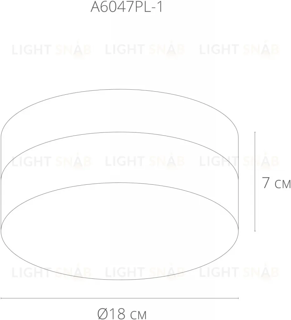 Потолочный светильник Arte Lamp Aqua-Tablet A6047PL-1BK A6047PL-1BK
