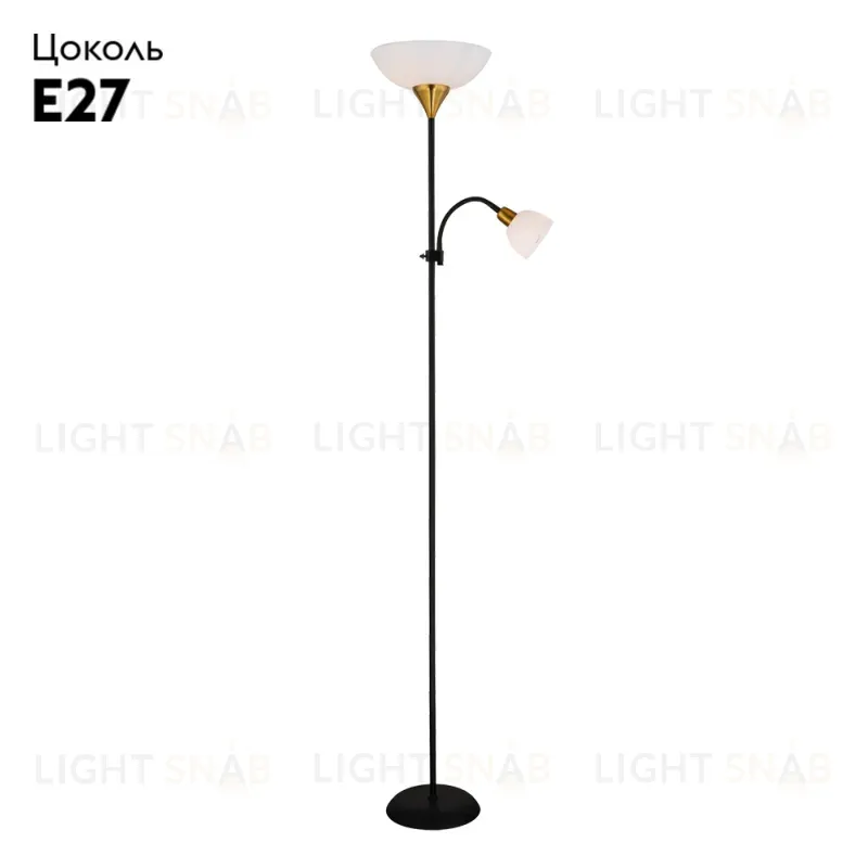 Торшер Arte Lamp Duetto A9569PN-2BK A9569PN-2BK