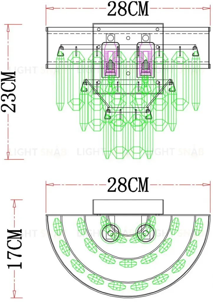 Бра Arte Lamp Diadem A1002AP-2CC A1002AP-2CC