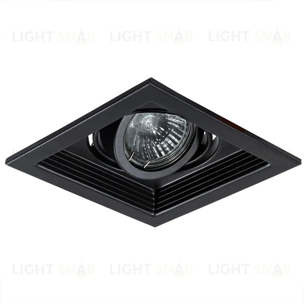 Встраиваемый светильник Arte Lamp Canis A6661PL-1BK A6661PL-1BK