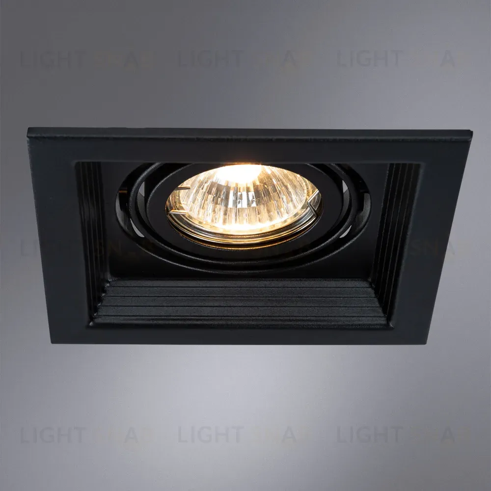 Встраиваемый светильник Arte Lamp Canis A6661PL-1BK A6661PL-1BK