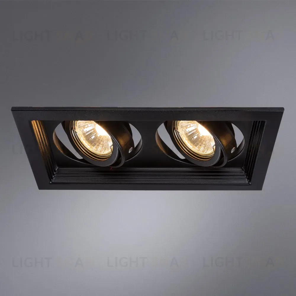 Встраиваемый светильник Arte Lamp Canis A6661PL-2BK A6661PL-2BK