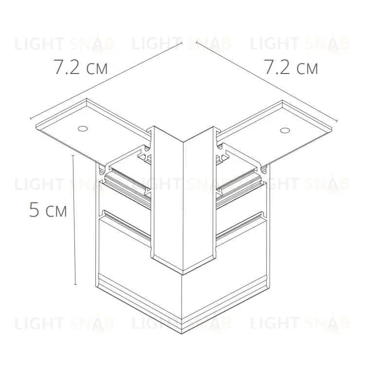 Коннектор для шинопровода Arte Lamp Linea-Accessories A480606 A480606