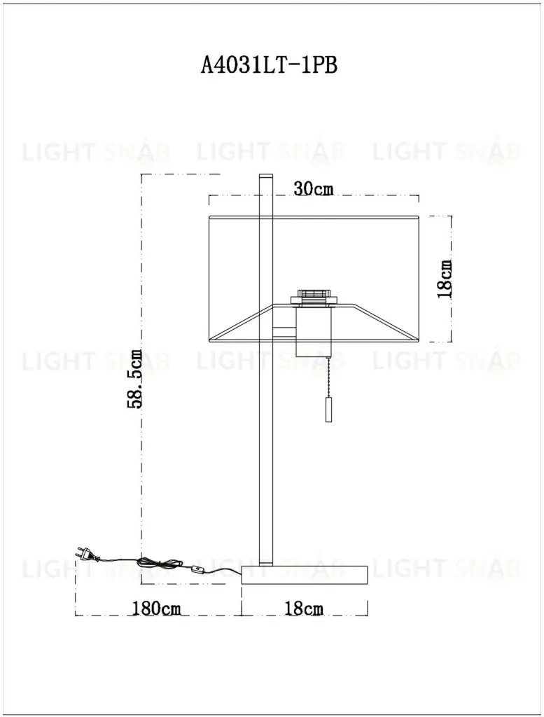 Настольная лампа Arte Lamp Proxima A4031LT-1PB A4031LT-1PB