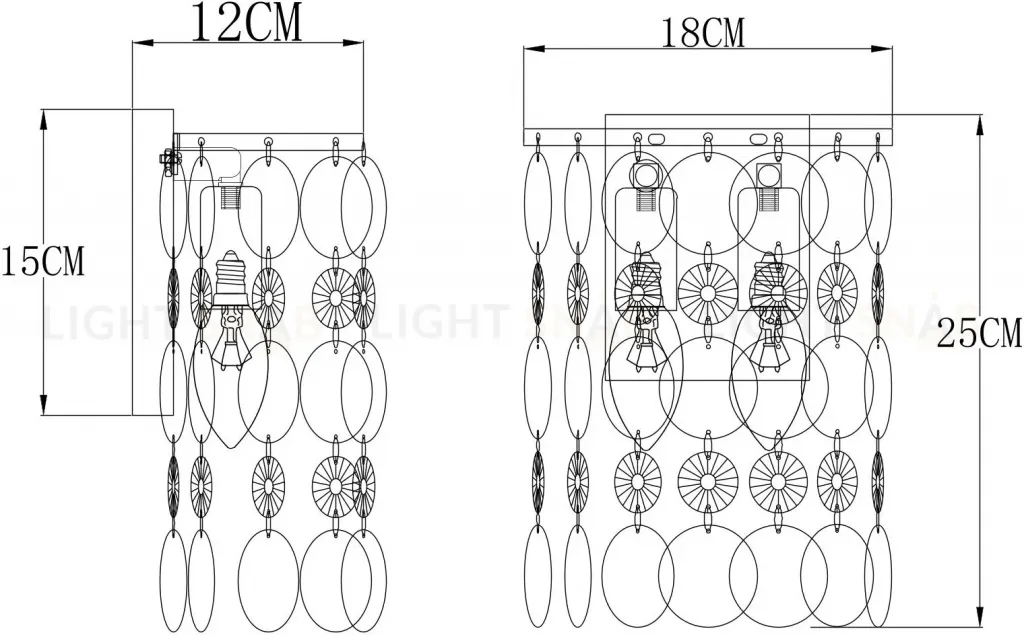Бра Arte Lamp Pipirima A4041AP-2CC A4041AP-2CC