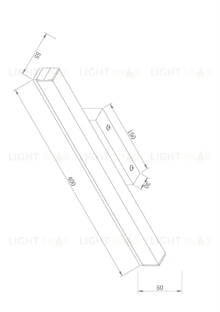 Бра Maytoni Fichte MIR012WL-L9B4K MIR012WL-L9B4K