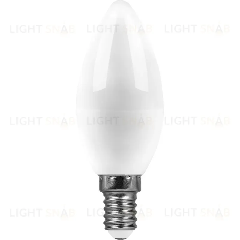 Лампа светодиодная Feron E14 13W 6400K свеча матовая SBC3713 55172 55172