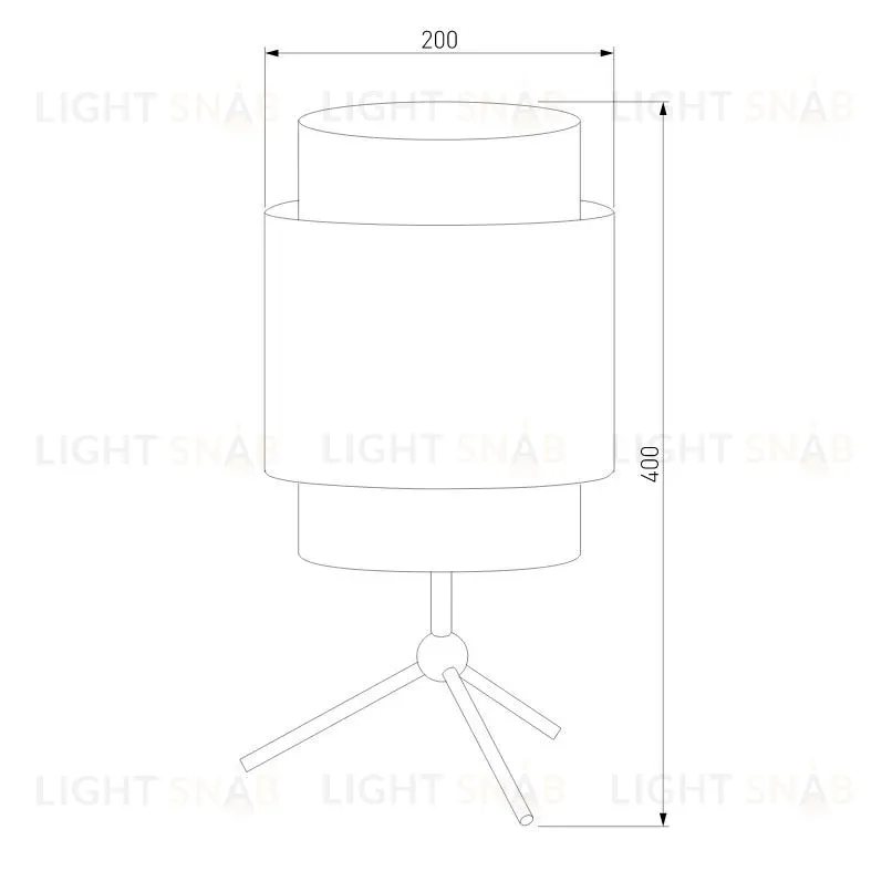 Настольная лампа TK Lighting Boho 5567 Boho Black 5567 Boho Black