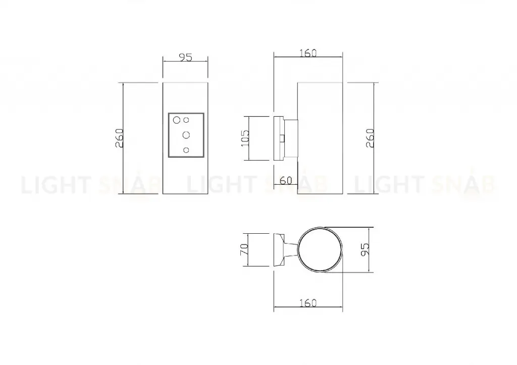 Уличный настенный светильник Maytoni Rando O419WL-02W O419WL-02W