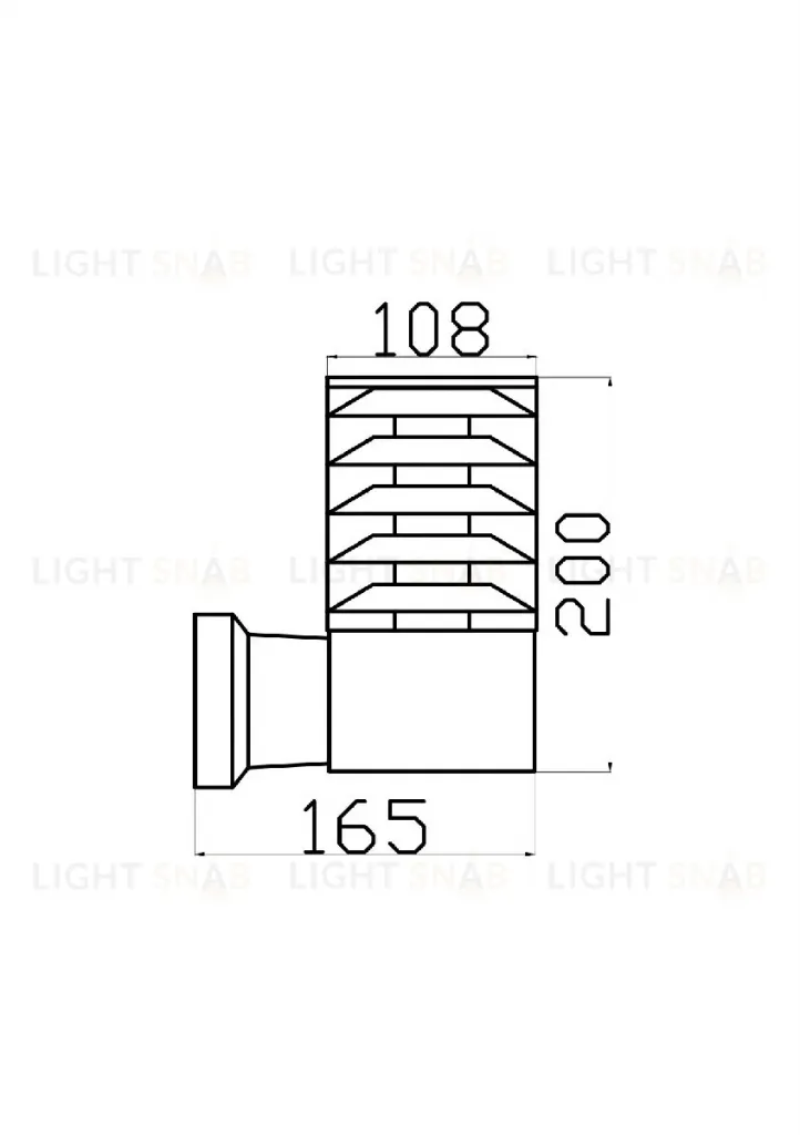 Уличный настенный светильник Maytoni Bronx O576WL-01GR O576WL-01GR