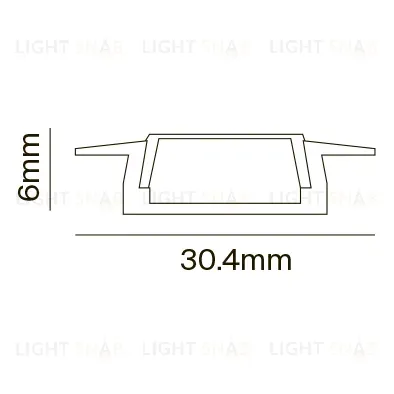 Алюминиевый профиль Maytoni Technical ALM003S-2M ALM003S-2M
