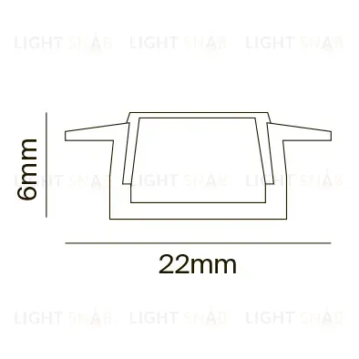 Алюминиевый профиль Maytoni Technical ALM004S-2M ALM004S-2M