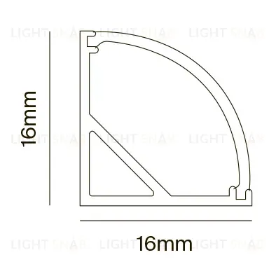 Алюминиевый профиль Maytoni Technical ALM008S-2M ALM008S-2M