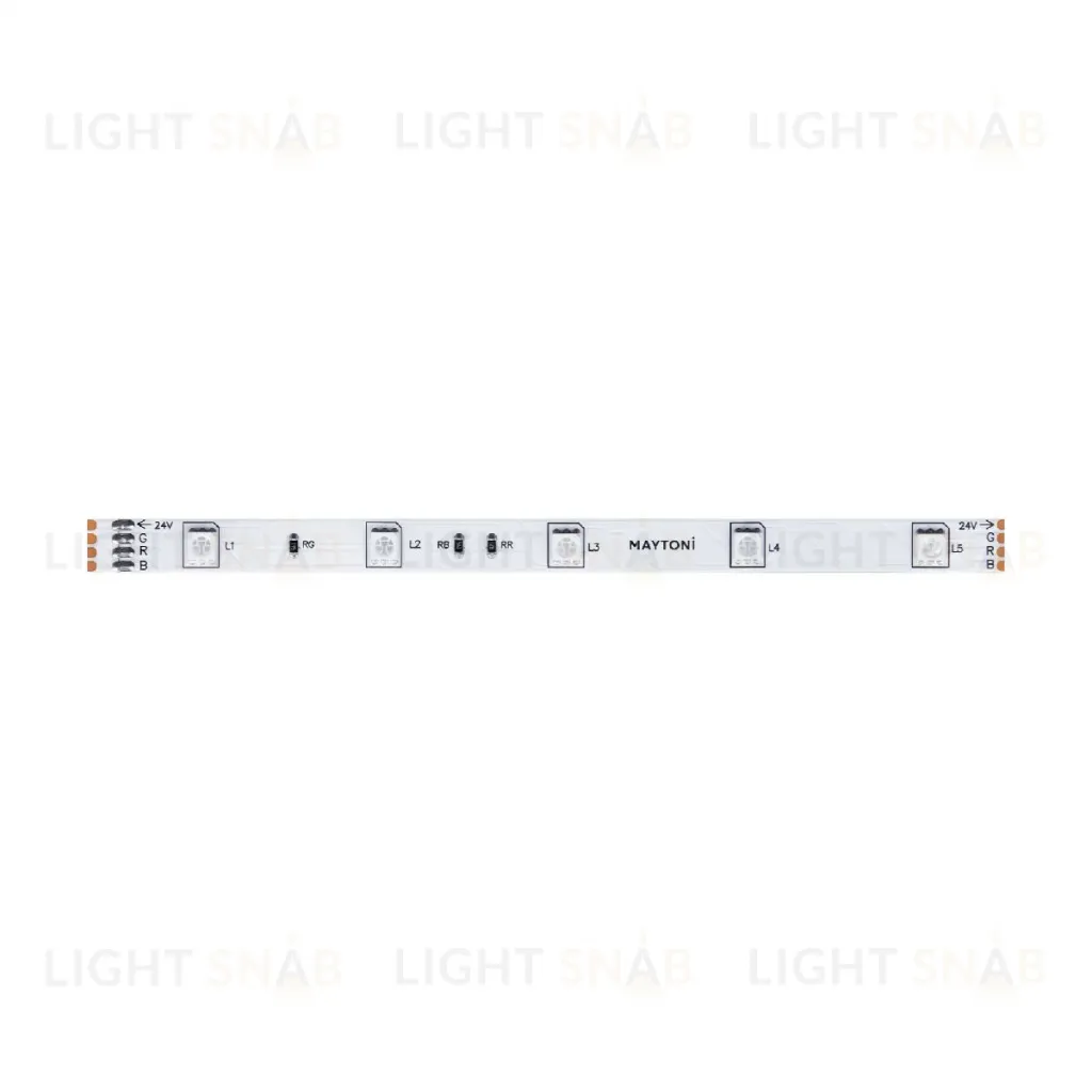 Светодиодная лента Maytoni Technical 24В 5050 7,2Вт/м RGB IP20 10166 10166